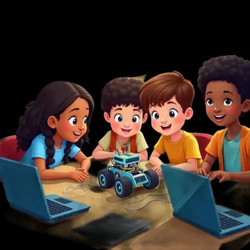 CurioBot showcasing robotics and IoT learning